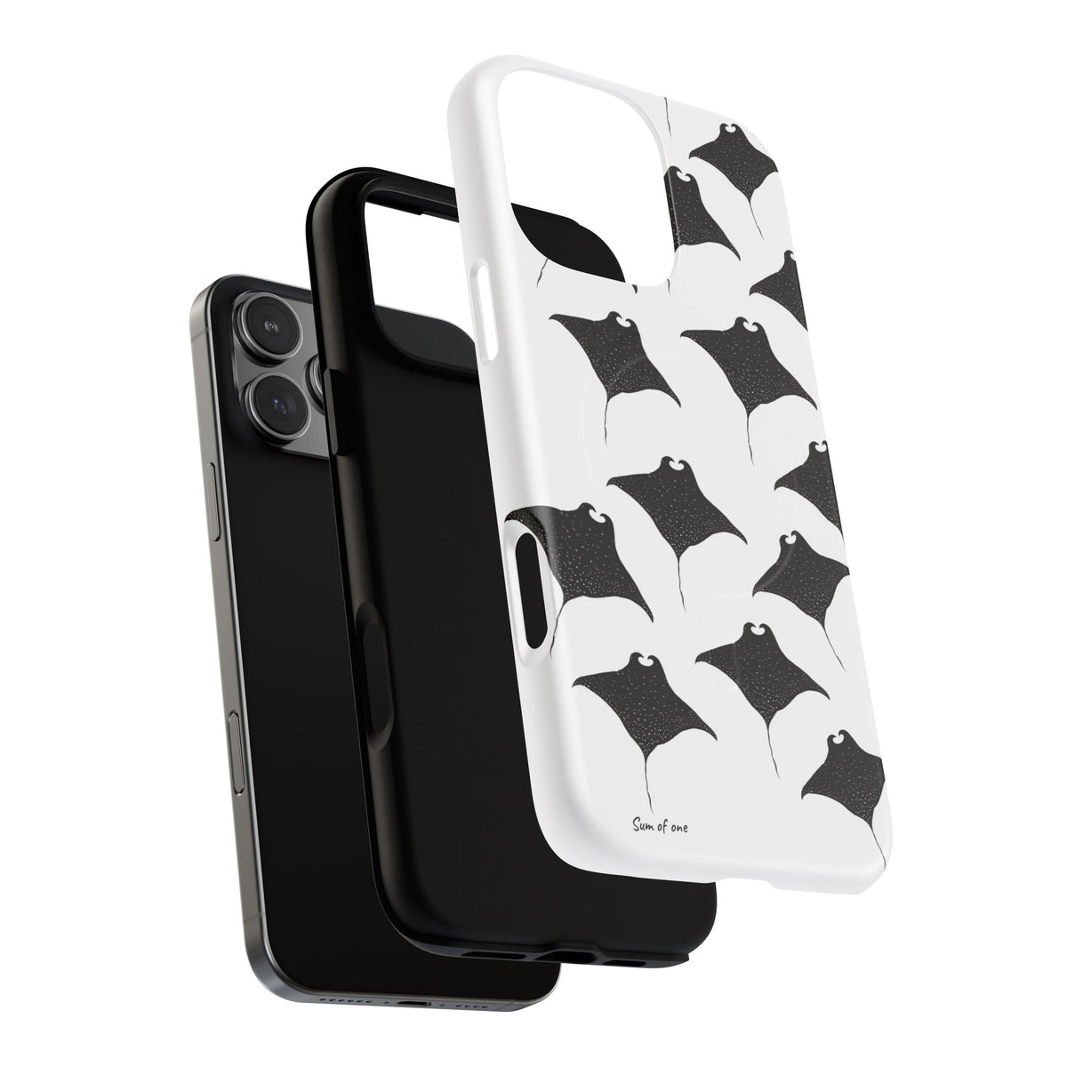 Manta Ray Pattern Phone Case | Tough Magnetic Case