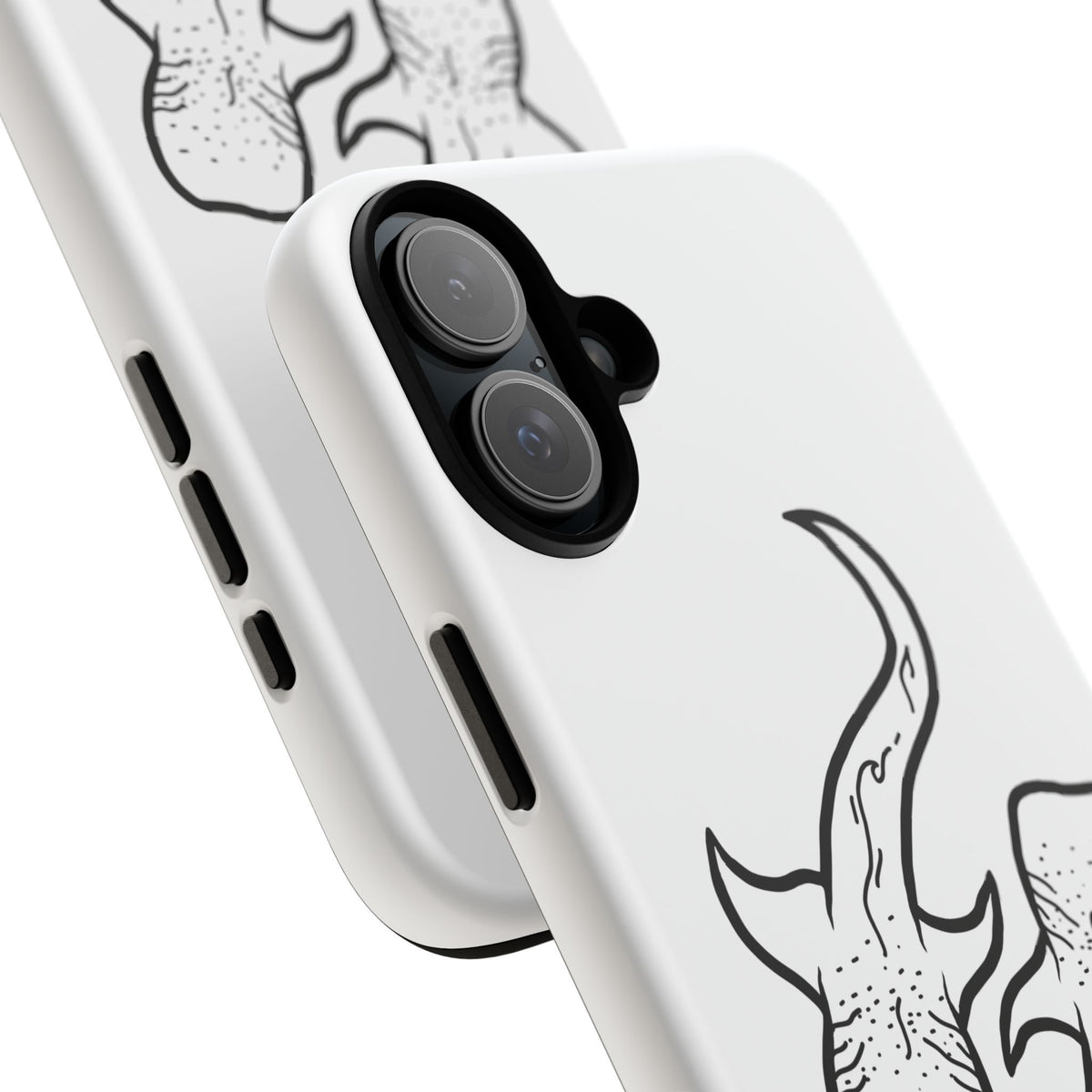 Whale Shark (White) Phone Case