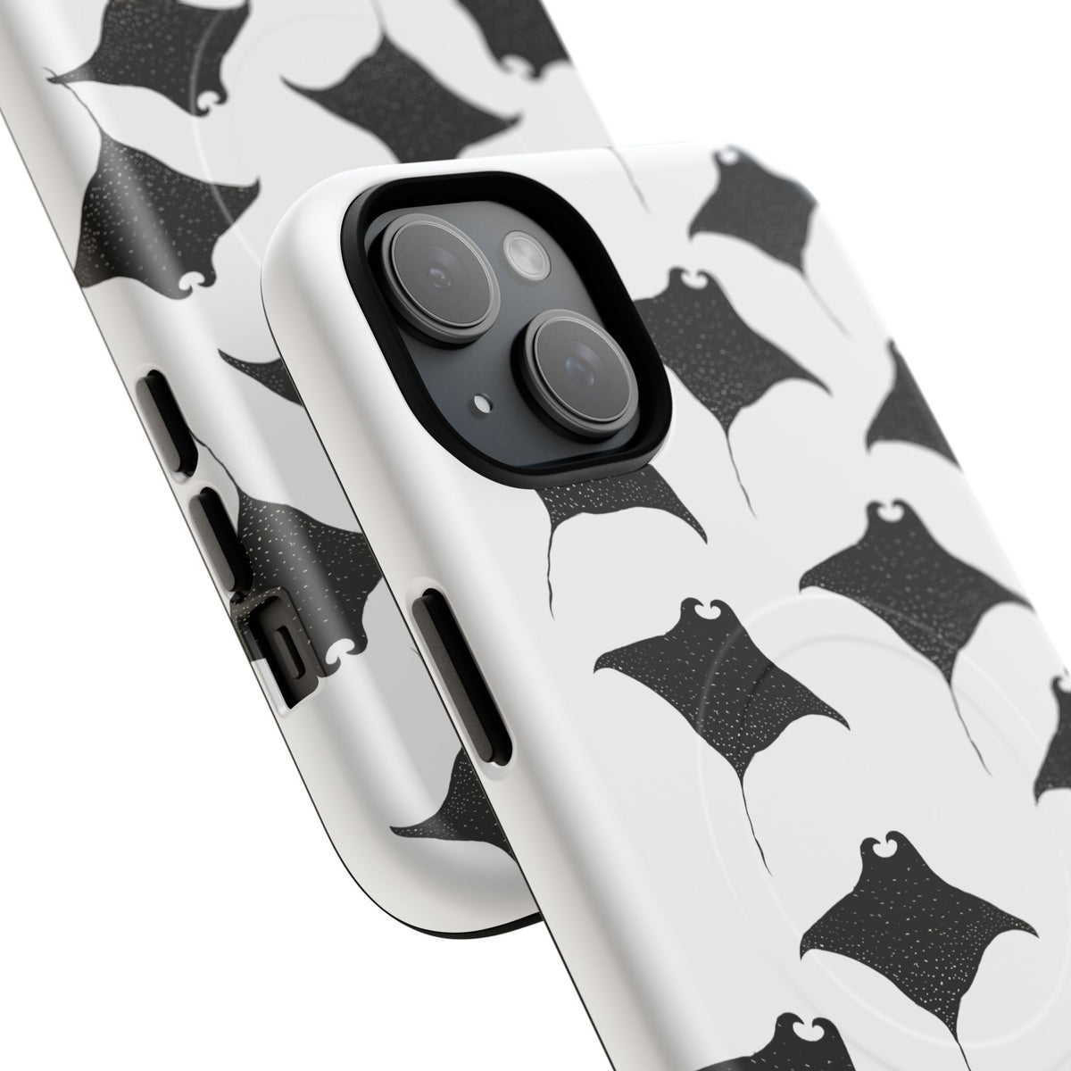 Manta Ray Pattern Phone Case | Tough Magnetic Case