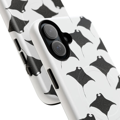 Manta Ray Pattern Phone Case | Tough Magnetic Case