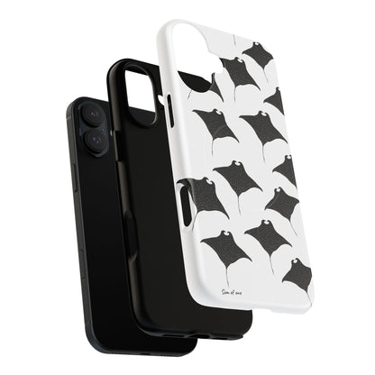 Manta Ray Pattern Phone Case | Tough Magnetic Case