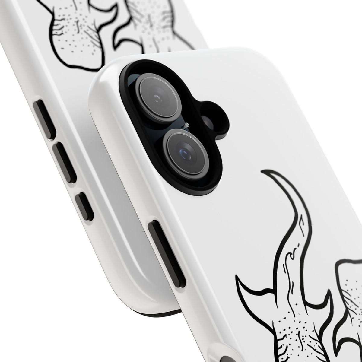 Whale Shark (White) Phone Case