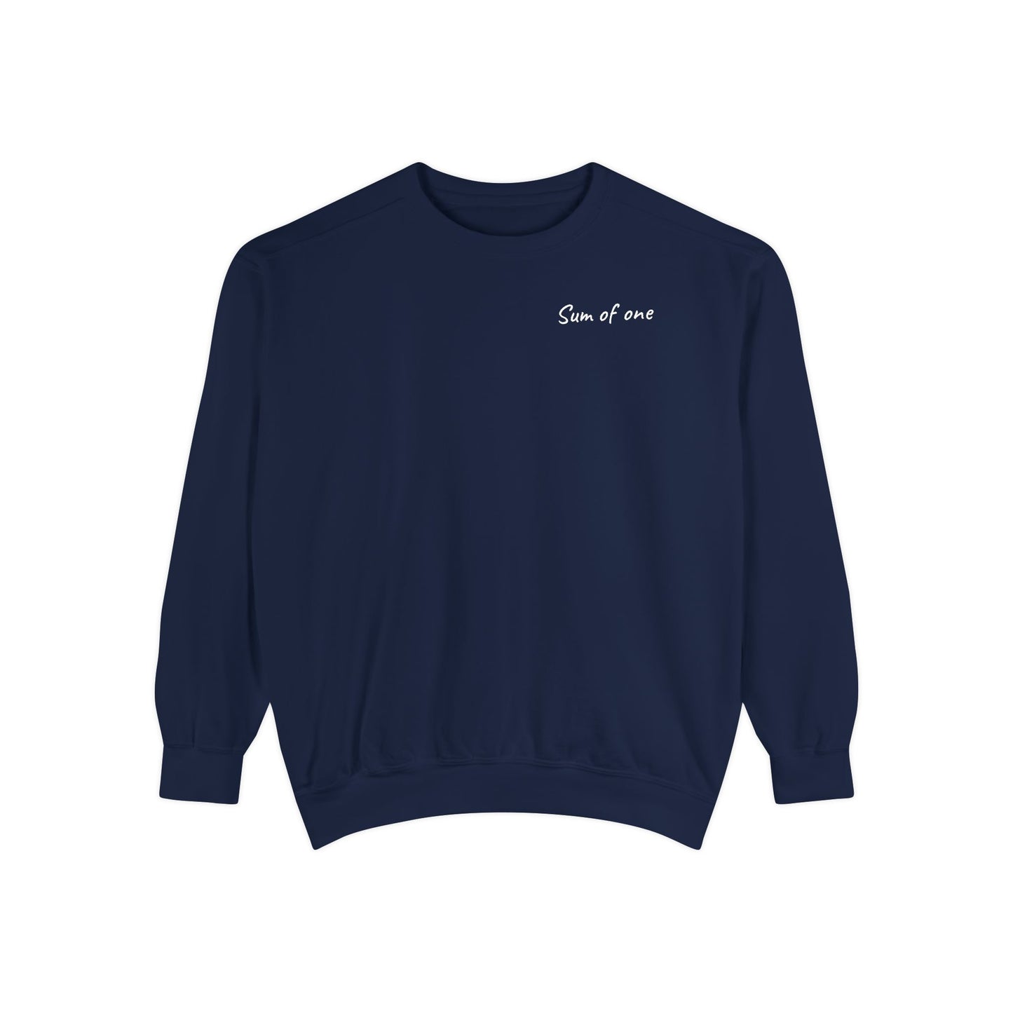 Unisex Basic Sweatshirt - Sum Of One Writing front