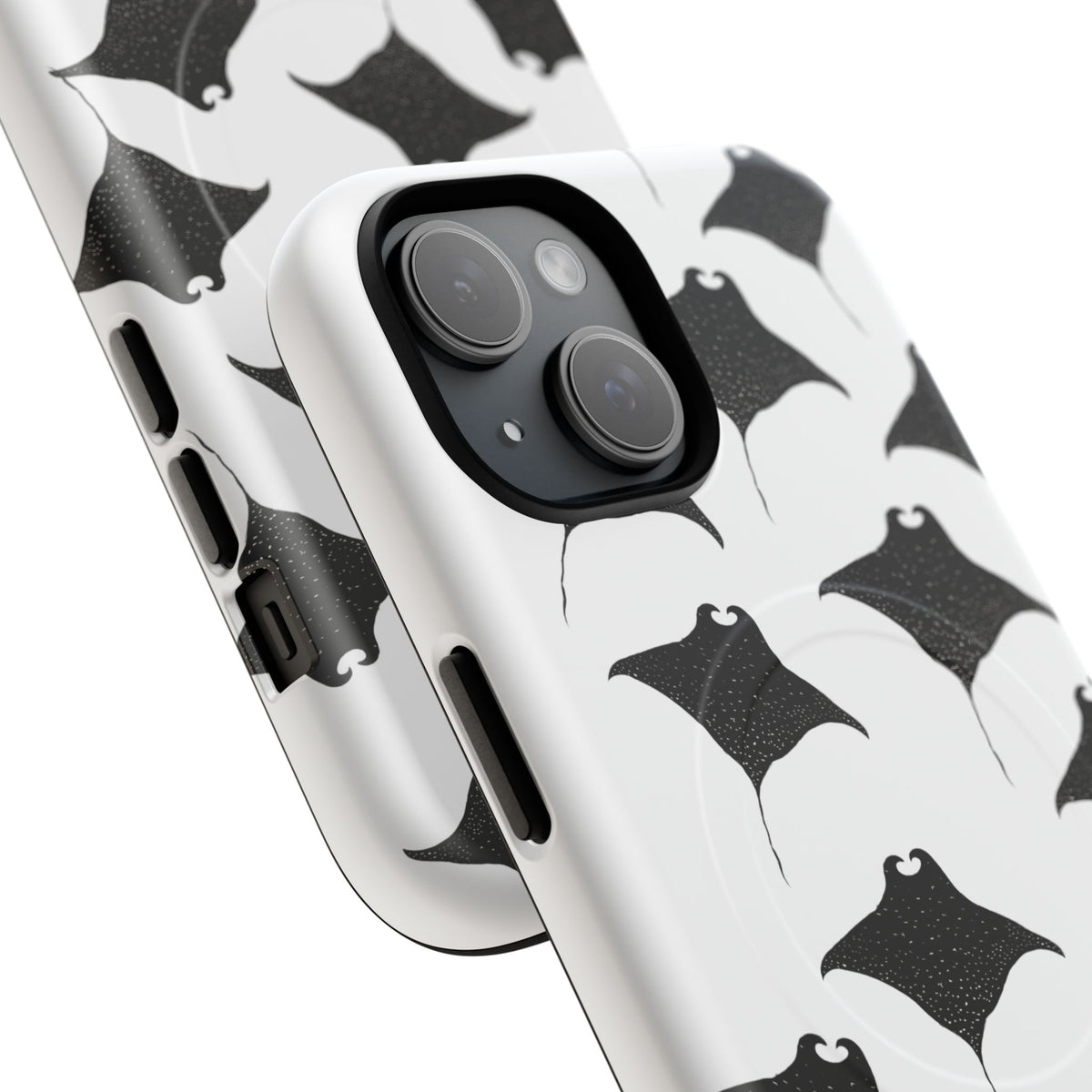 Manta Ray Pattern Phone Case | Tough Magnetic Case