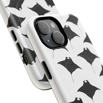 Manta Ray Pattern Phone Case | Tough Magnetic Case