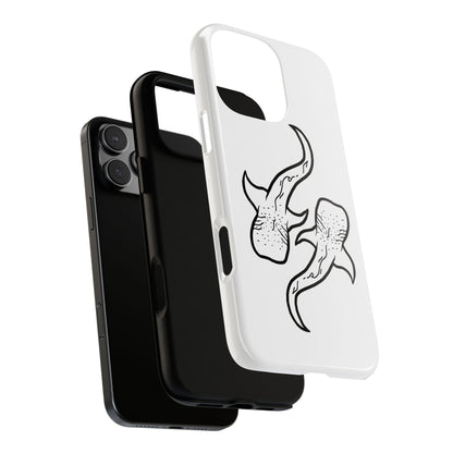 Whale Shark (White) Phone Case
