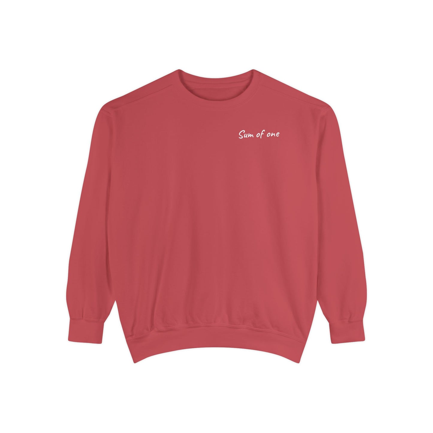 Unisex Basic Sweatshirt - Sum Of One Writing front