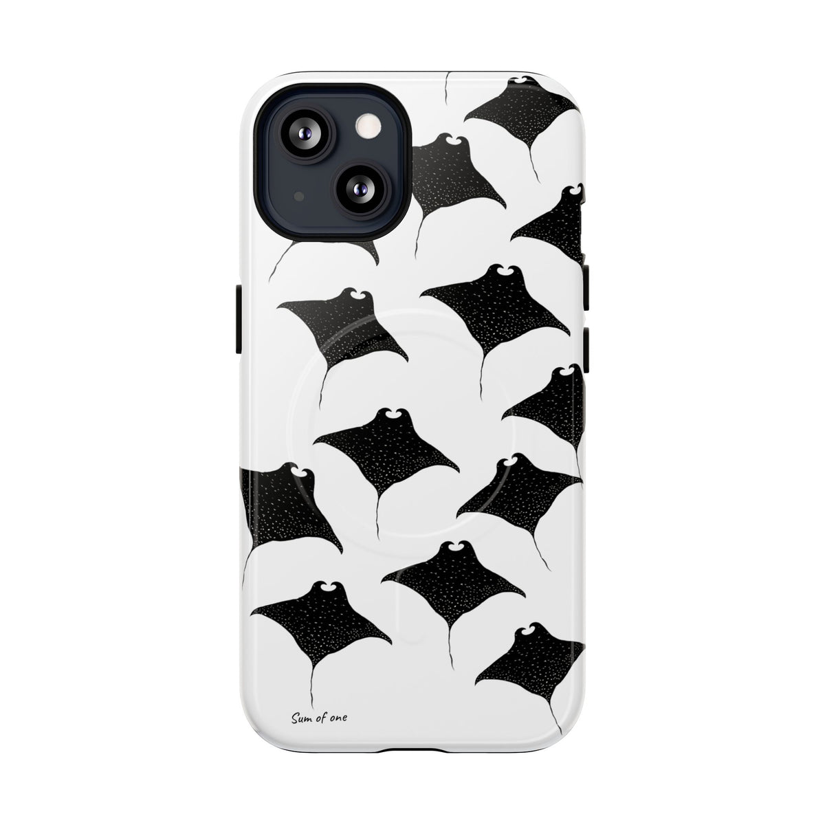 Manta Ray Pattern Phone Case | Tough Magnetic Case