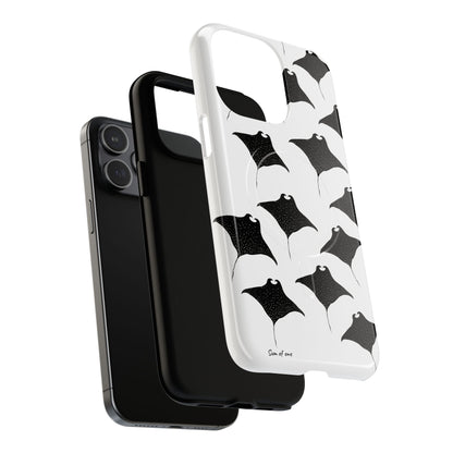 Manta Ray Pattern Phone Case | Tough Magnetic Case