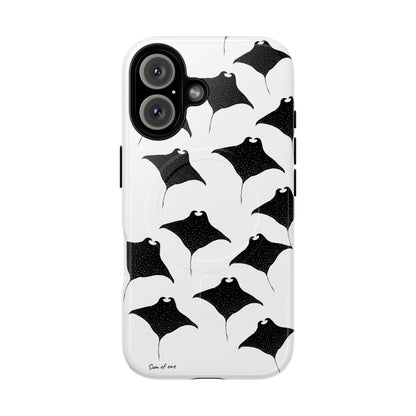 Manta Ray Pattern Phone Case | Tough Magnetic Case