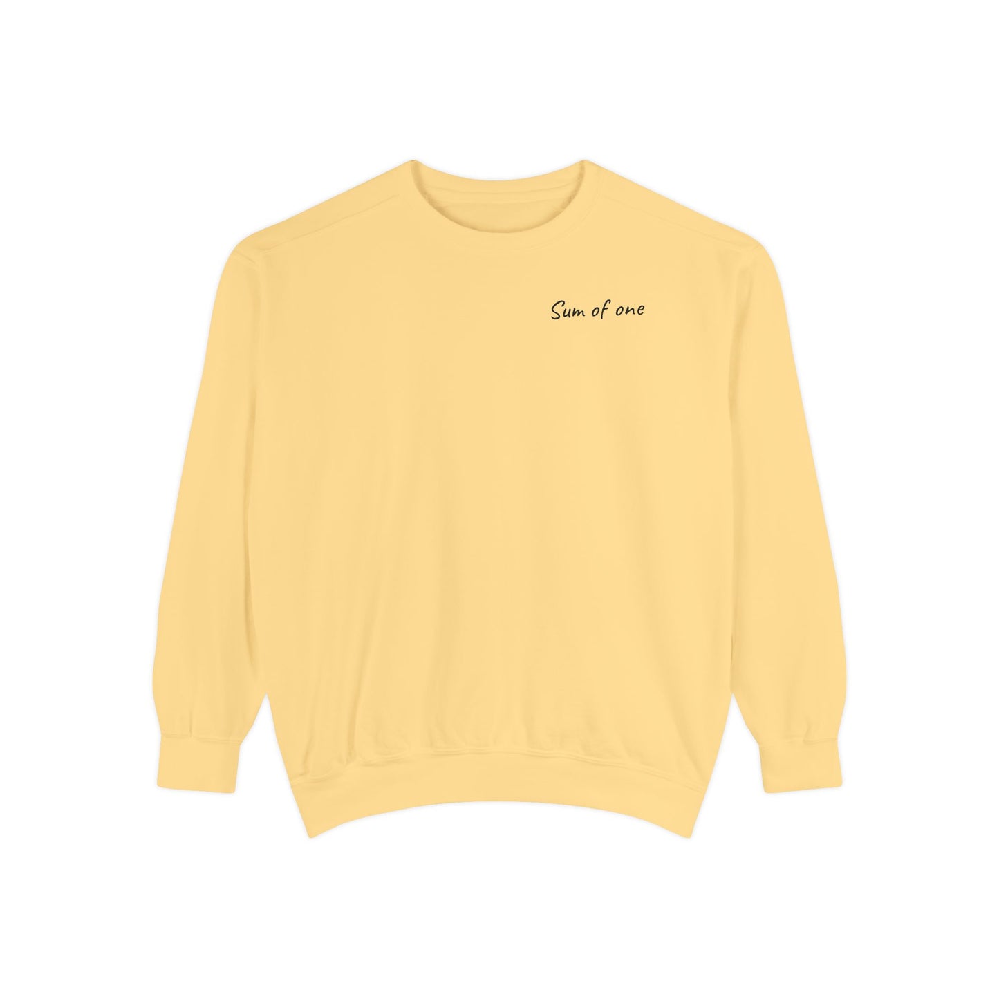 Unisex Basic Sweatshirt - Sum Of One Writing front
