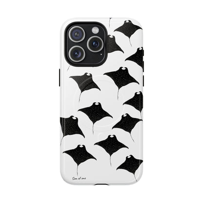 Manta Ray Pattern Phone Case | Tough Magnetic Case