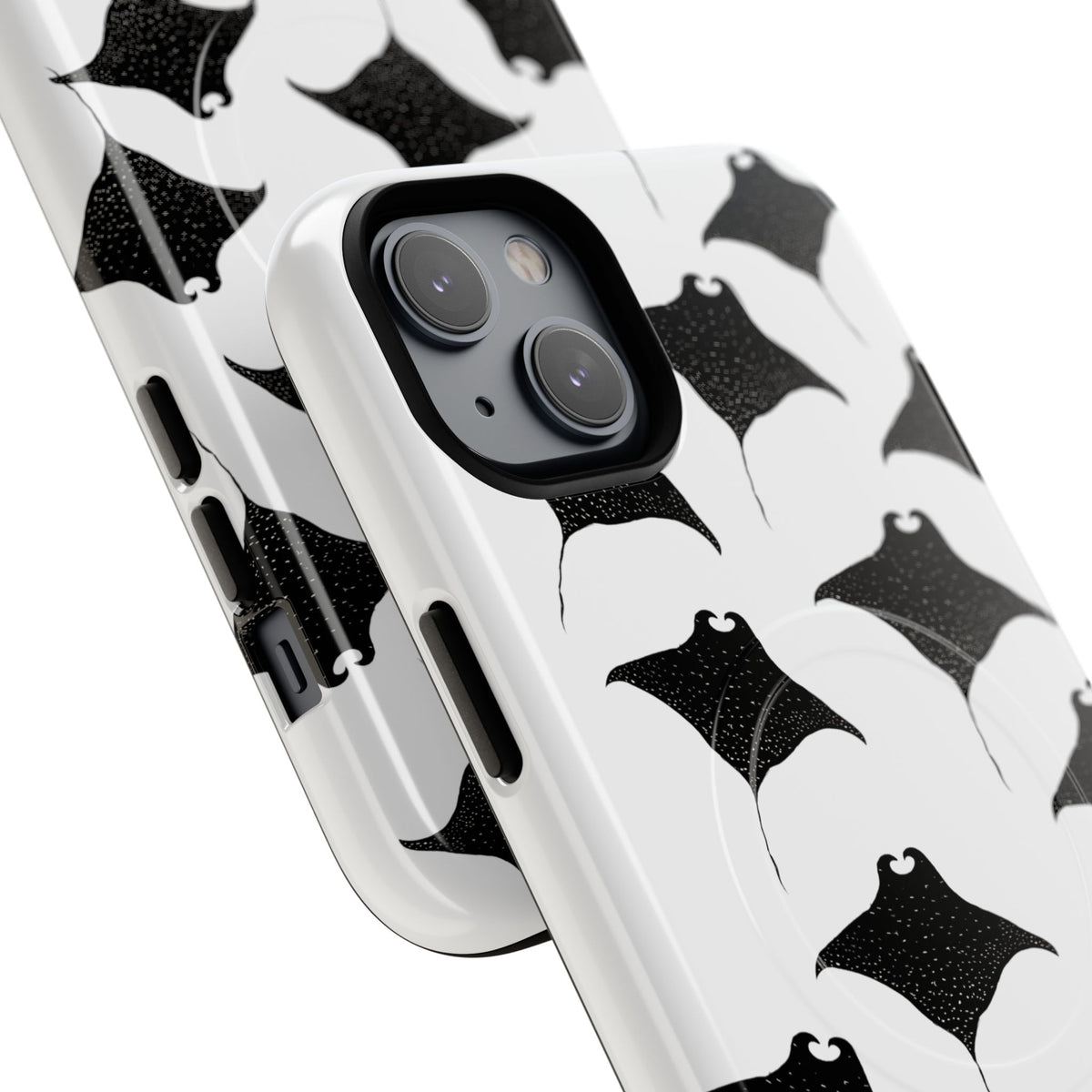 Manta Ray Pattern Phone Case | Tough Magnetic Case