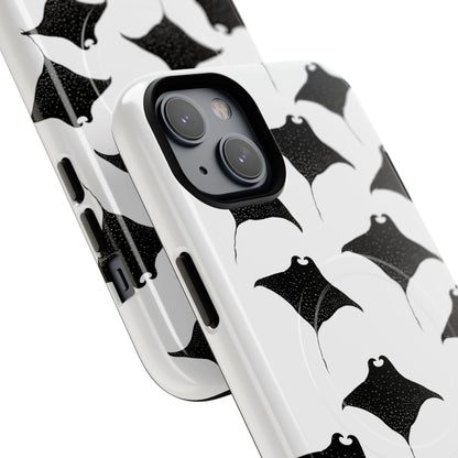 Manta Ray Pattern Phone Case | Tough Magnetic Case