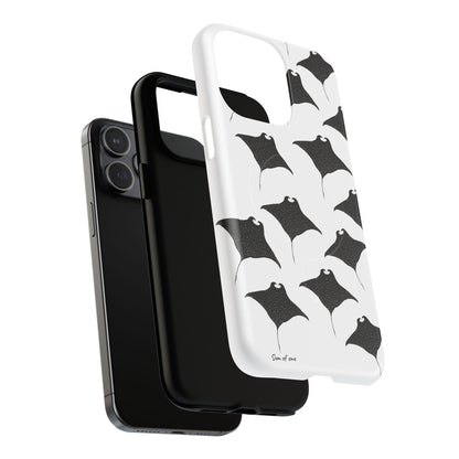 Manta Ray Pattern Phone Case | Tough Magnetic Case