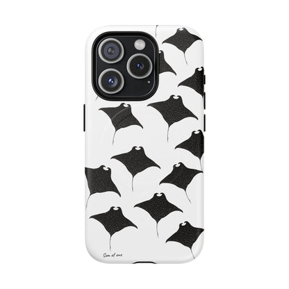 Manta Ray Pattern Phone Case | Tough Magnetic Case