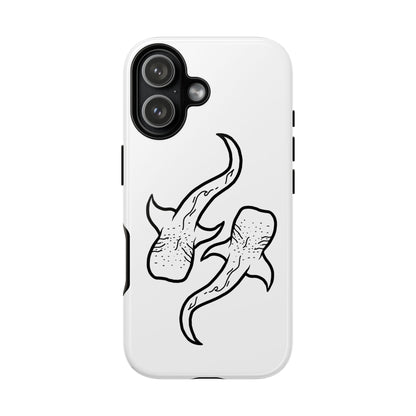 Whale Shark (White) Phone Case