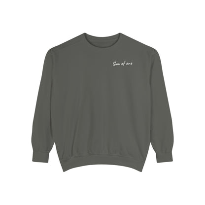 Unisex Basic Sweatshirt - Sum Of One Writing front