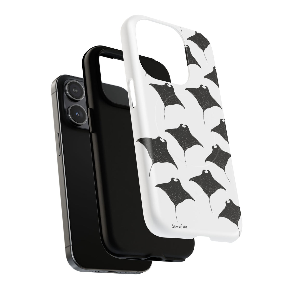 Manta Ray Pattern Phone Case | Tough Magnetic Case