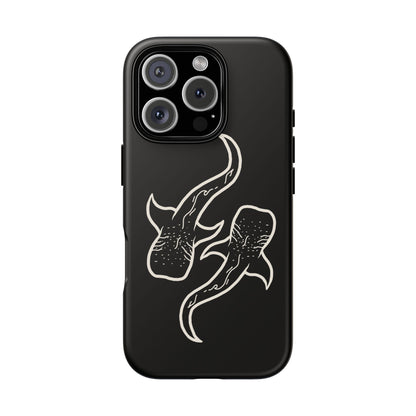 Whale Shark (Black) Phone Case