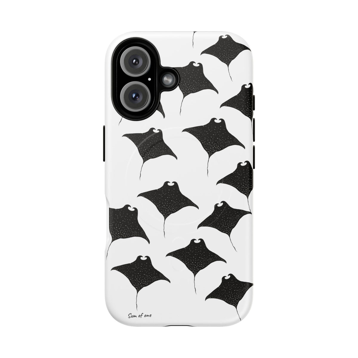 Manta Ray Pattern Phone Case | Tough Magnetic Case