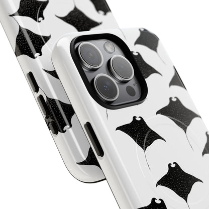 Manta Ray Pattern Phone Case | Tough Magnetic Case