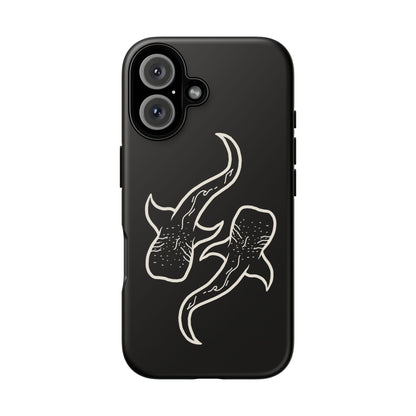 Whale Shark (Black) Phone Case