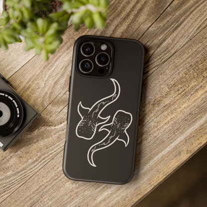 Whale Shark (Black) Phone Case
