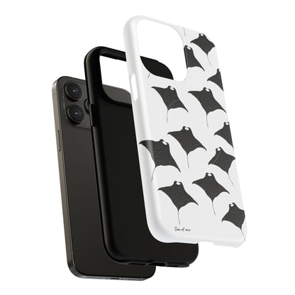 Manta Ray Pattern Phone Case | Tough Magnetic Case