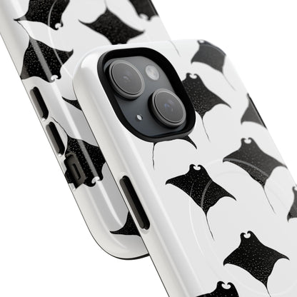 Manta Ray Pattern Phone Case | Tough Magnetic Case