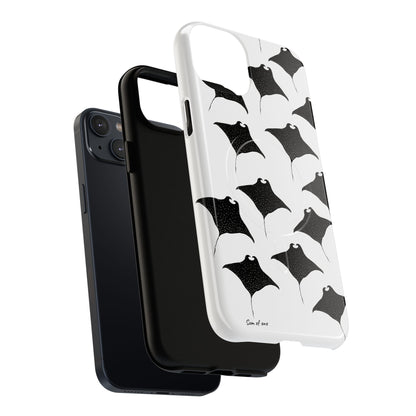 Manta Ray Pattern Phone Case | Tough Magnetic Case