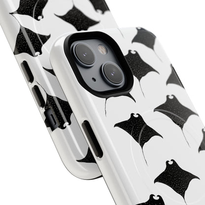 Manta Ray Pattern Phone Case | Tough Magnetic Case