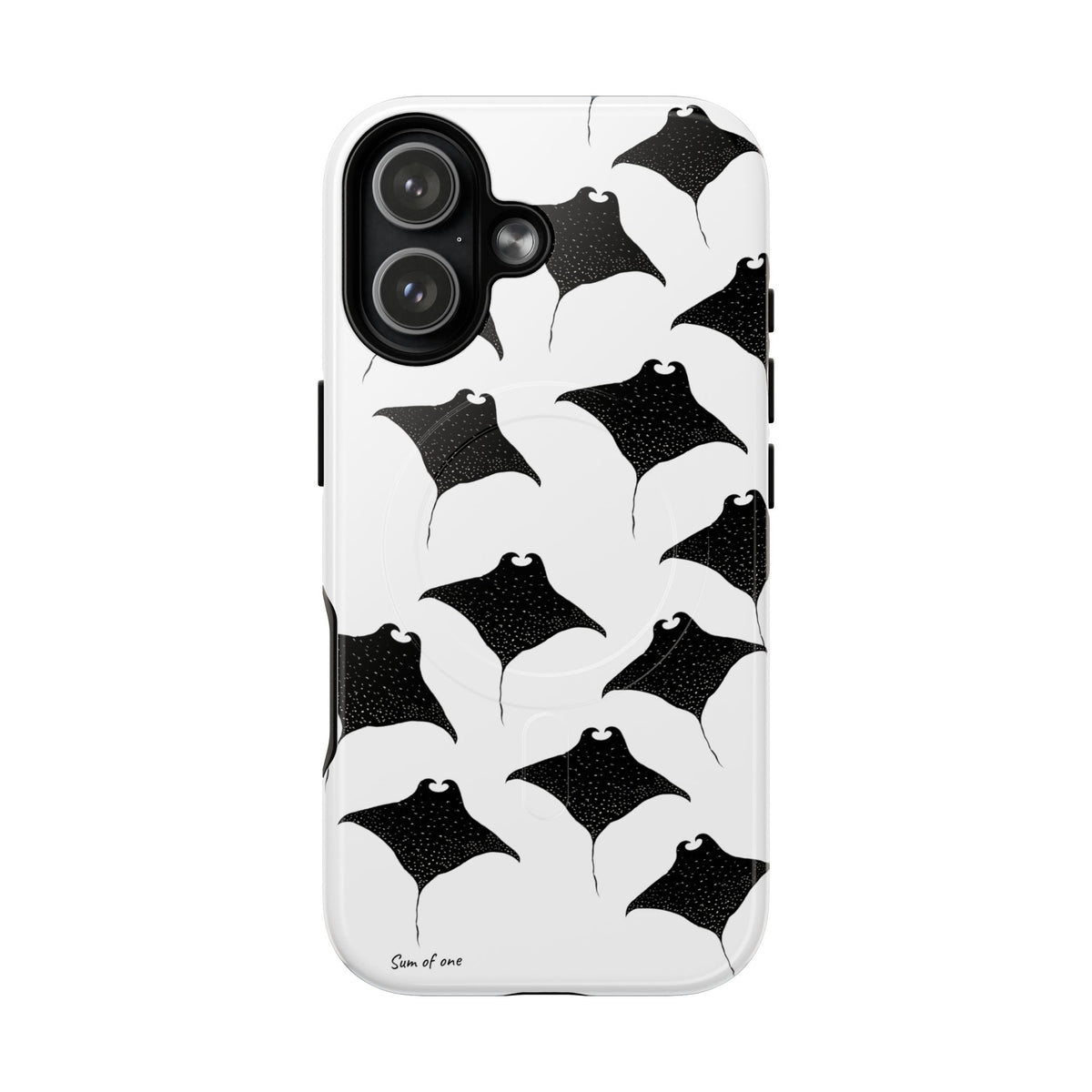 Manta Ray Pattern Phone Case | Tough Magnetic Case
