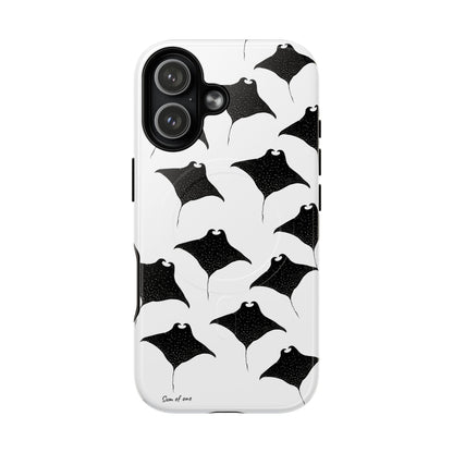 Manta Ray Pattern Phone Case | Tough Magnetic Case