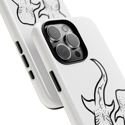 Whale Shark (White) Phone Case