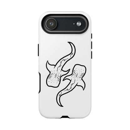Whale Shark (White) Phone Case