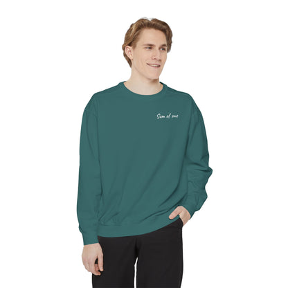 Unisex Basic Sweatshirt - Sum Of One Writing front