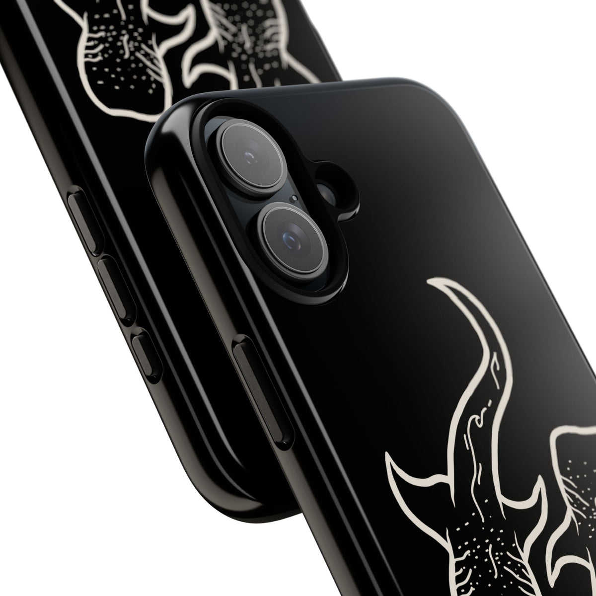 Whale Shark (Black) Phone Case