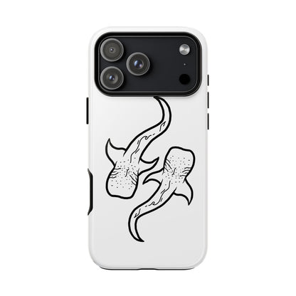 Whale Shark (White) Phone Case