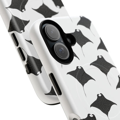 Manta Ray Pattern Phone Case | Tough Magnetic Case