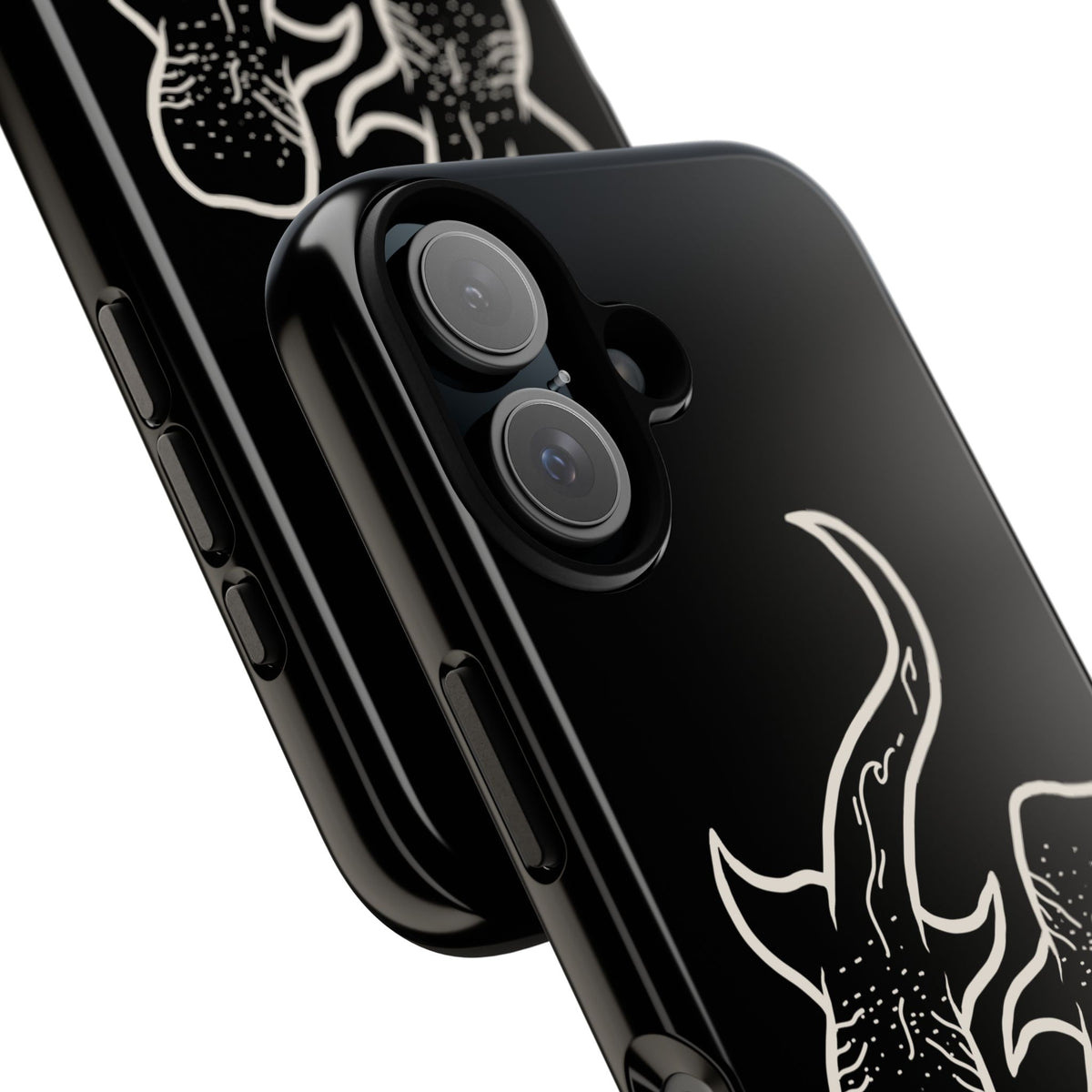 Whale Shark (Black) Phone Case