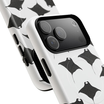Manta Ray Pattern Phone Case | Tough Magnetic Case