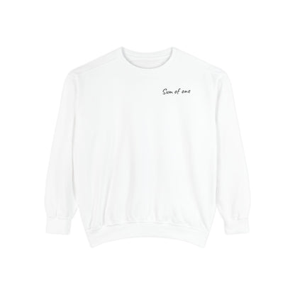 Unisex Basic Sweatshirt - Sum Of One Writing front