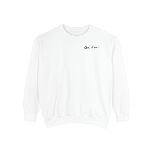 Unisex Basic Sweatshirt - Sum Of One Writing front