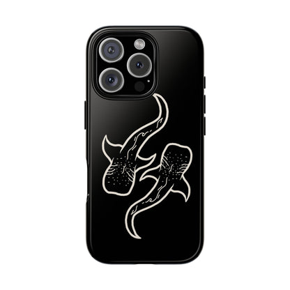 Whale Shark (Black) Phone Case