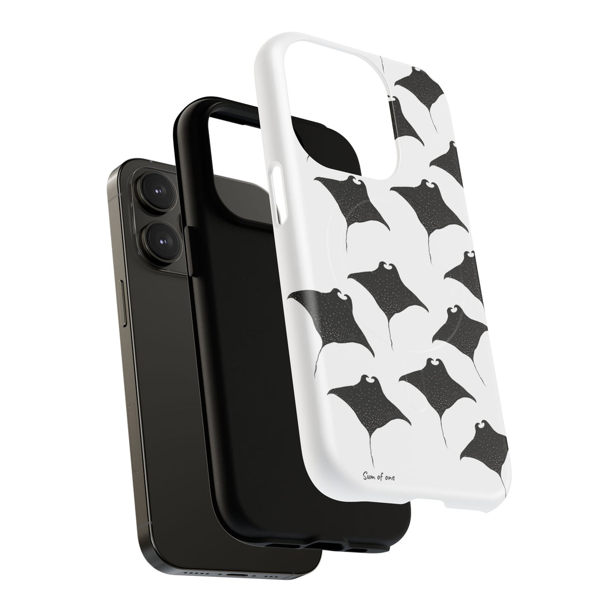 Manta Ray Pattern Phone Case | Tough Magnetic Case
