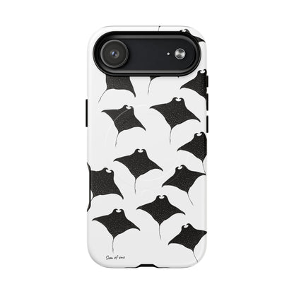 Manta Ray Pattern Phone Case | Tough Magnetic Case
