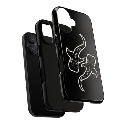 Whale Shark (Black) Phone Case