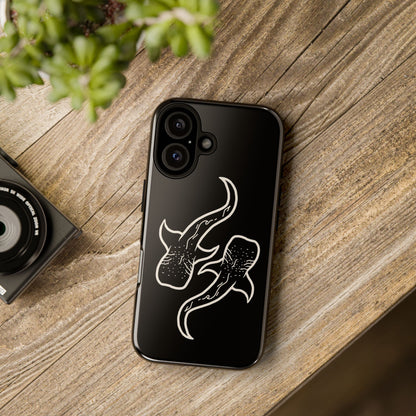 Whale Shark (Black) Phone Case