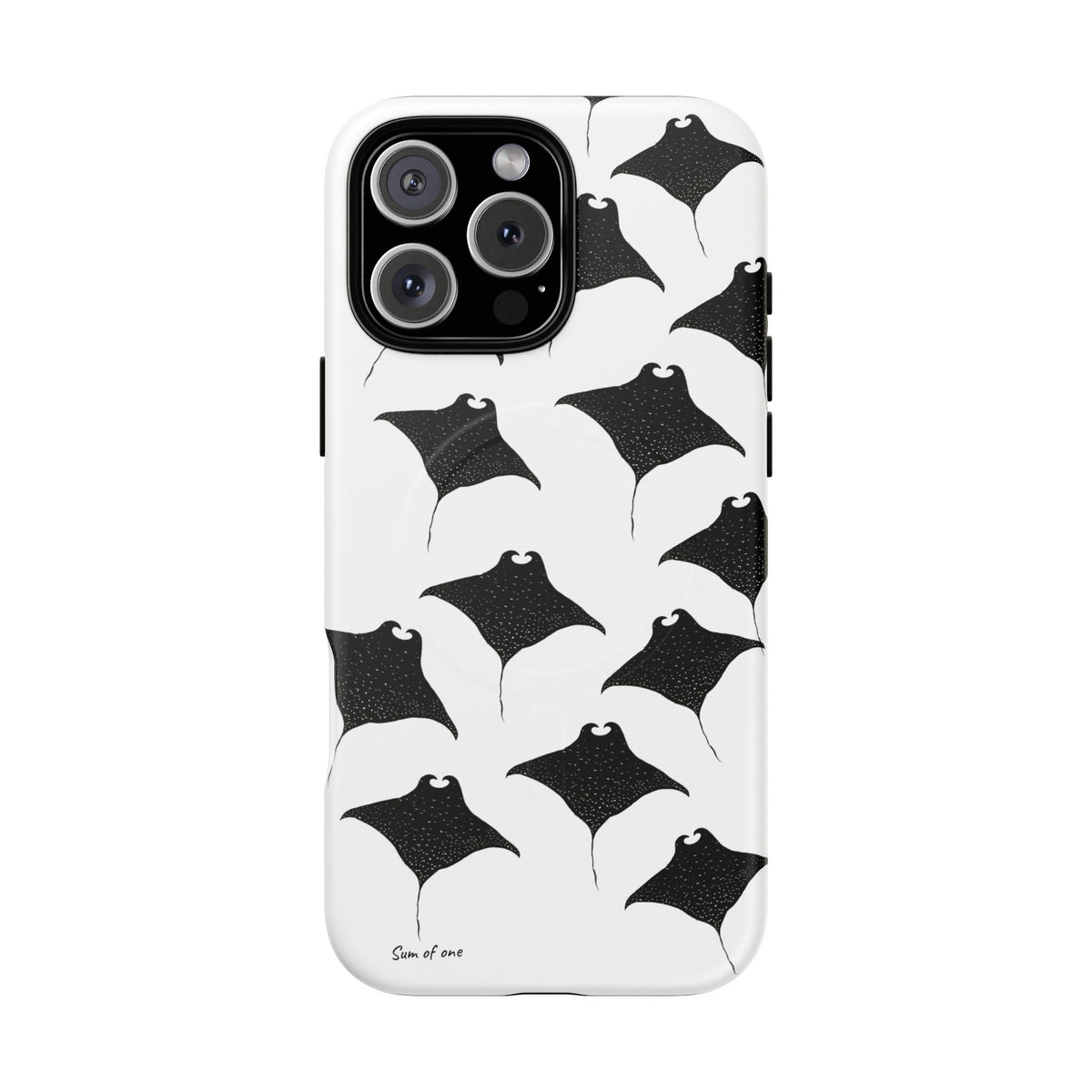 Manta Ray Pattern Phone Case | Tough Magnetic Case